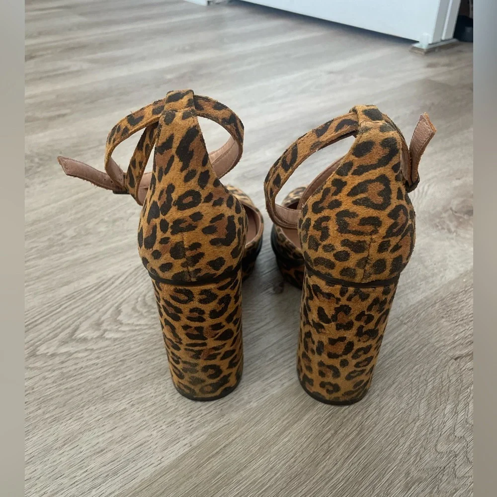 Free People Remi Platform heel in cheetah
